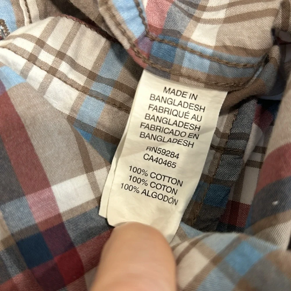 Plaid Button-Up Kids Shirt